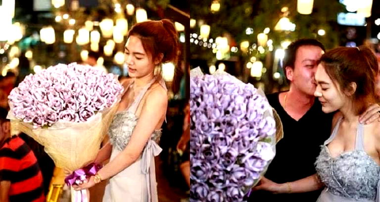 Thai Girlfriend Gives Boyfriend Bouquet Made of $3,100 in Cash