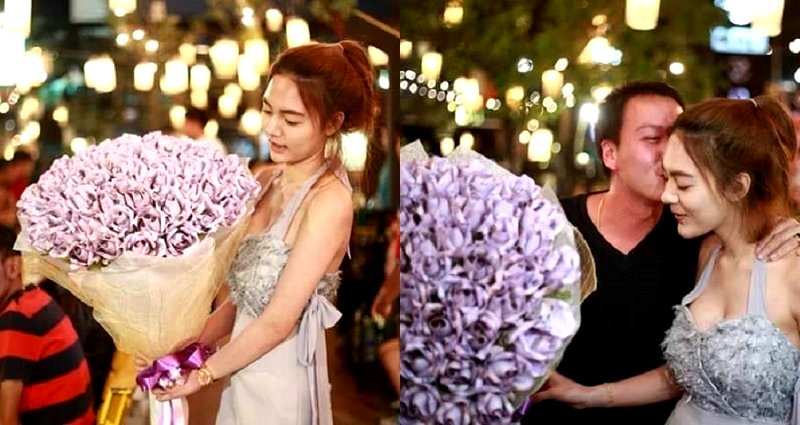 Thai Girlfriend Gives Boyfriend Bouquet Made of $3,100 in Cash