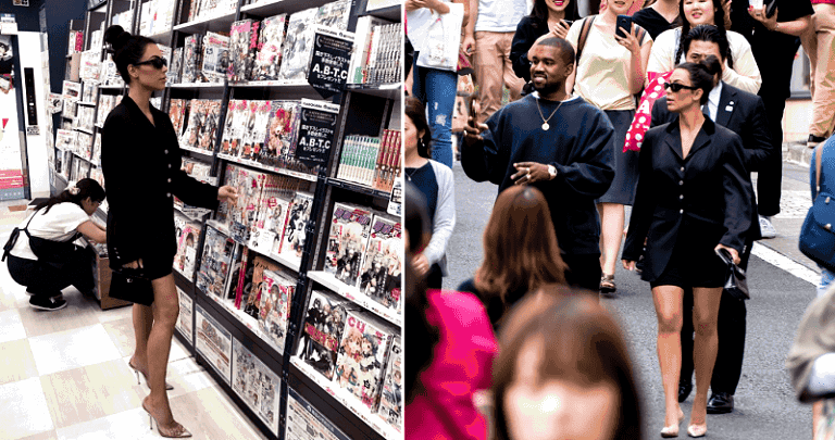 Kim Kardashian Excites Japanese Twitter By Looking for Manga in Tokyo