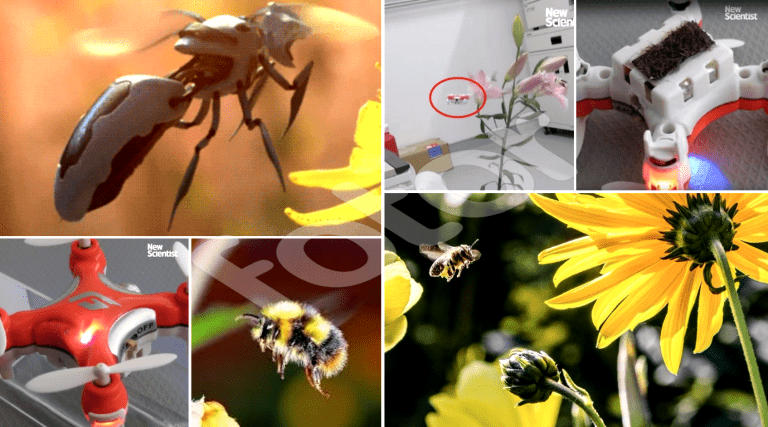 Scientists Create ‘Drone Bees’ That Can Actually Pollinate Flowers