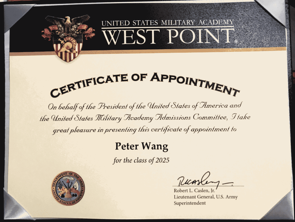 Peter Wang West Point