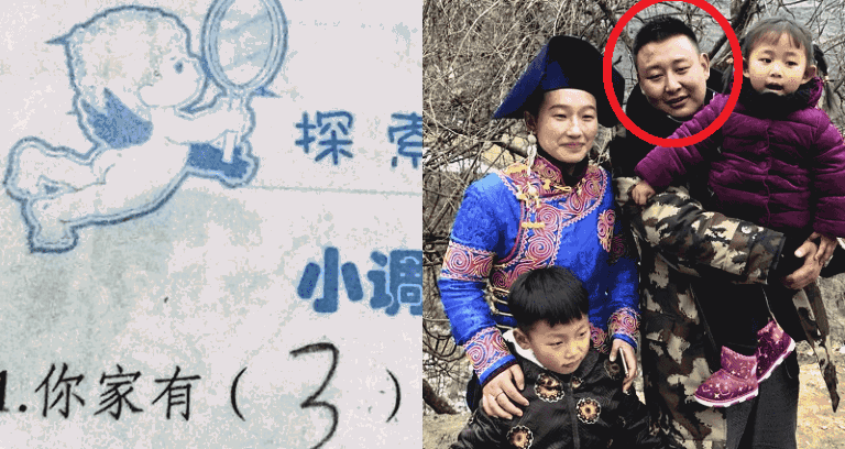 Chinese Teacher Discovers Painful Truth About Student’s Father After Seeing Math Homework