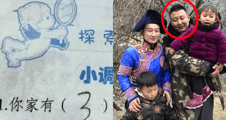 Chinese Teacher Discovers Painful Truth About Student’s Father After Seeing Math Homework