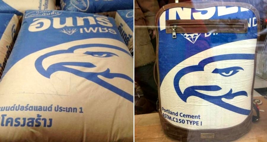 Thai Cement Bags are Now Being Sold in Europe as $240 Backpacks