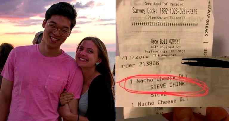 Taco Bell Cashier Who Called an Asian Customer ‘Chink’ on Receipt Gets Fired