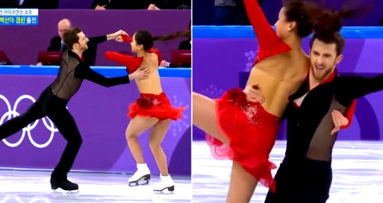 South Korean Skater’s Top Almost Falls Off During Her Olympic Routine