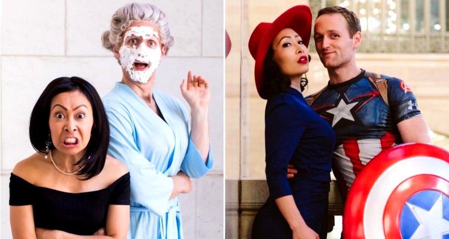 Creative Couple Takes Unique Engagement Photos That Movie Nerds Will Love