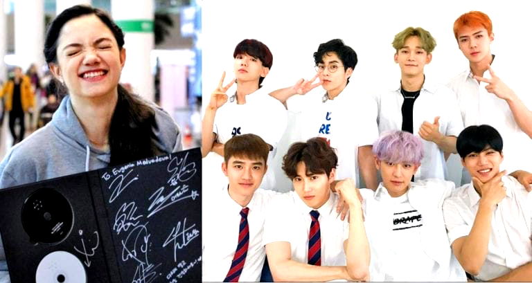 Russian Olympian Needs No Gold Medal — She Now Has a Signed EXO Album