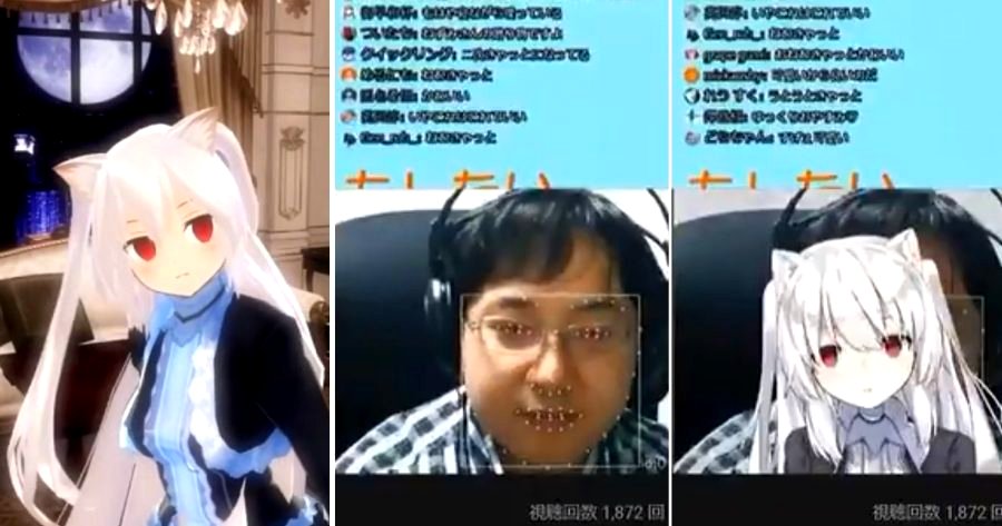 Popular Anime Girl on YouTube Exposed as a Middle-Aged Otaku Man After Glitch