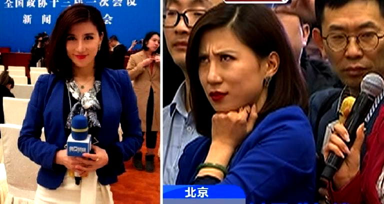 Chinese Reporter’s Eye Roll is So Epic She Got Censored For It