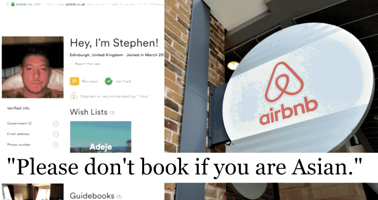 ‘Please don’t book if you are Asian’: Airbnb Bans Scottish Host After Racist Listing