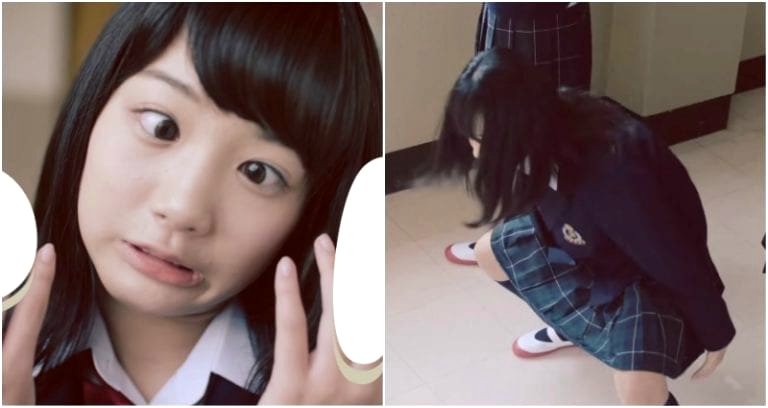 Japanese Company Teaches Schoolgirls How to Pick Panties Out of Their Butts Without Anyone Noticing