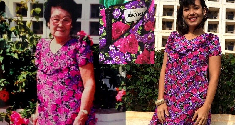 Woman Discovers Her Own Grandma’s Long Lost Muumuu in a Thrift Store in Hawaii