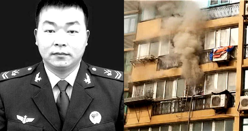 Hero Soldier Dies After Trying to Save Third Person from Burning Apartment in China