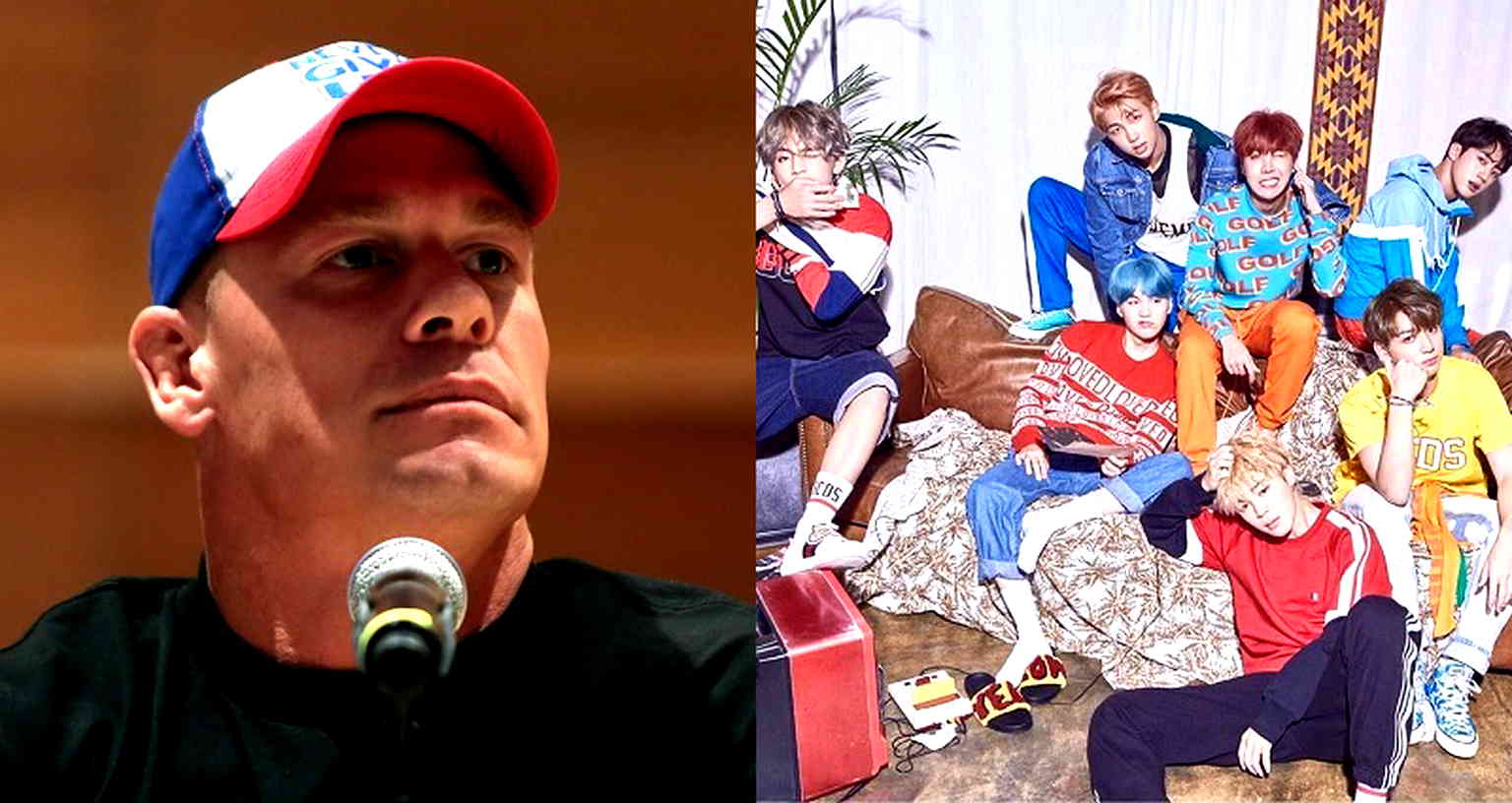 WWE Wrestler John Cena Officially Confirms He is Part of the BTS ARMY