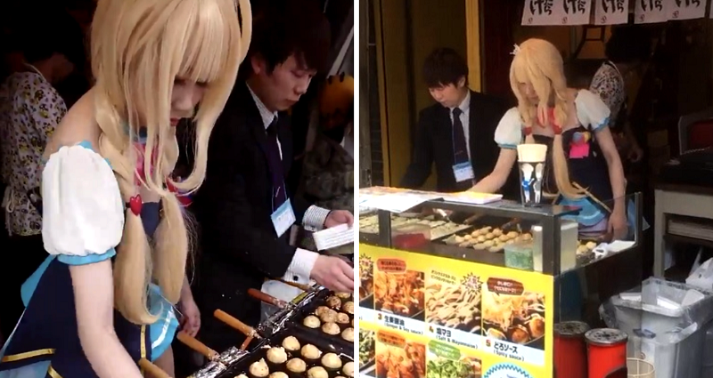Takoyaki Stand Explodes in Sales After Owner Starts Cosplaying