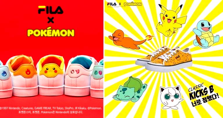 Fila Teams Up with Pokémon to Create the Cutest Pairs of Shoes Ever