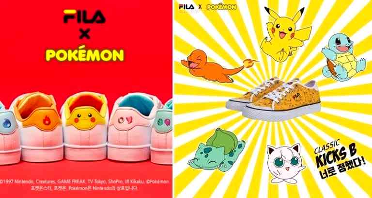 Fila Teams Up with Pokémon to Create the Cutest Pairs of Shoes Ever