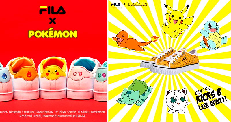 Fila Teams Up with Pokémon to Create the Cutest Pairs of Shoes Ever