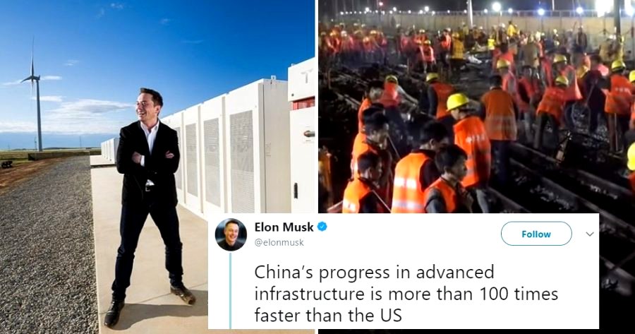 Elon Musk Admits China’s Infrastructure is 100 Times Faster than America’s