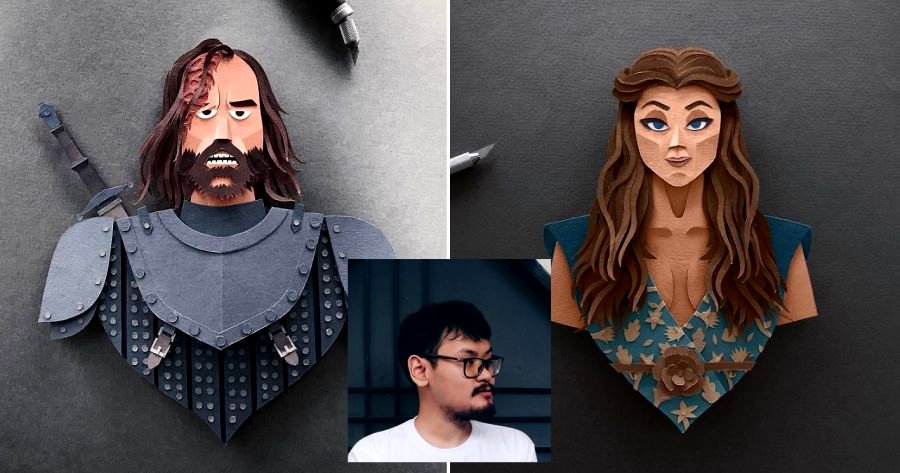 Filipino Artist Brings ‘Game of Thrones’ Characters to Life With Amazing Paper Cutouts