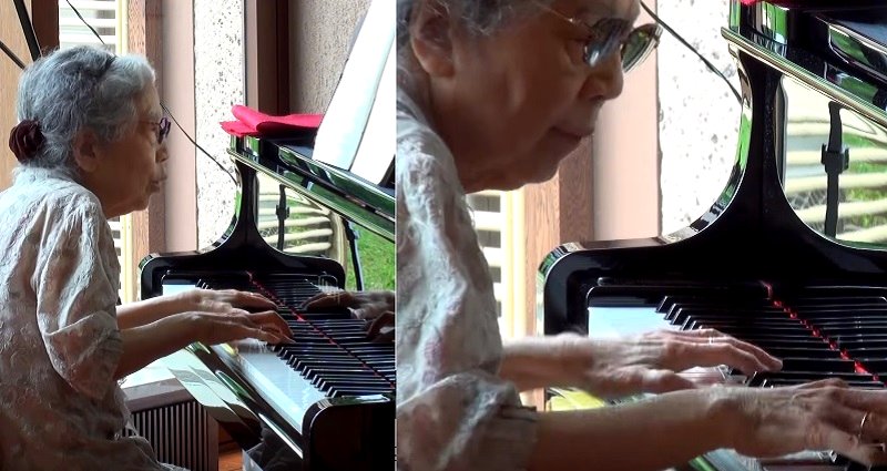 85-Year-Old Japanese Grandma Mesmerizes Internet With Her Jaw-Dropping Piano Skills