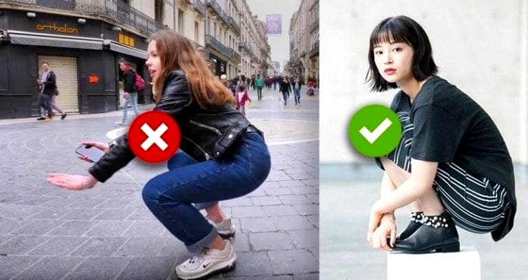 Video of French People Failing to Do the ‘Asian Squat’ Goes Viral