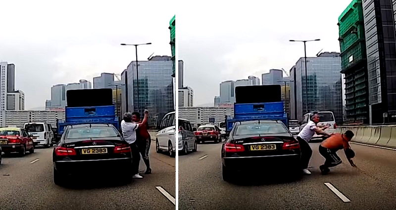 Drivers Engage in ‘Action-Packed’ Fistfight During Traffic Jam in Hong Kong