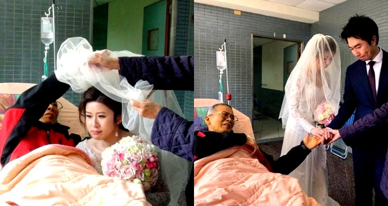 Dying Father Musters Enough Strength to Honor His Daughter on Her Wedding Day