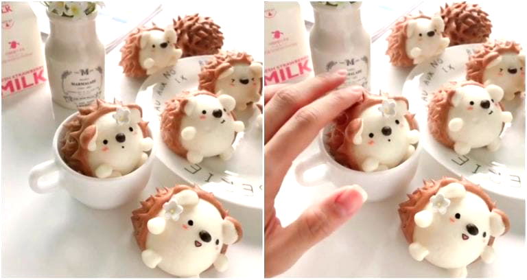 Cafe in Singapore Makes Adorable Steamed Hedgehog Buns And You Can, Too