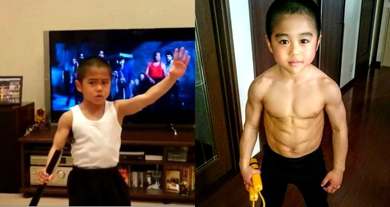 Japanese Boy Trains 4.5 Hours a Day to Be Like Bruce Lee