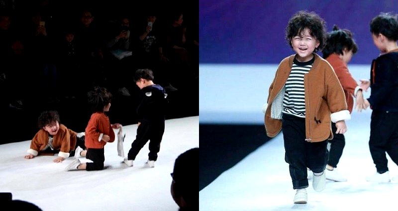 This 4-Year-Old Model’s Adorable Fall is Too Cute for the Catwalk