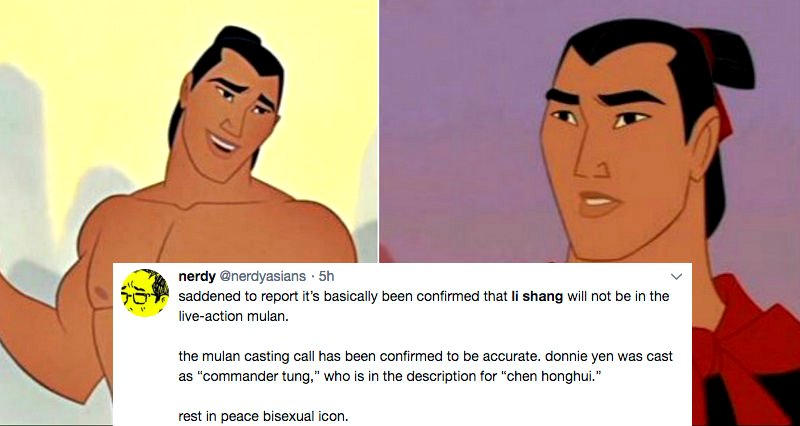 Disney Just Deleted Li-Shang From the Live-Action ‘Mulan’ Story