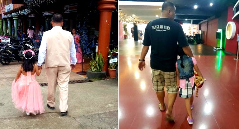 Filipina Mom Secretly Takes Pictures of Husband and Daughter Holding Hands For Years