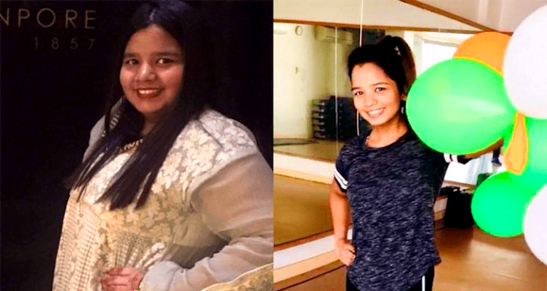 Indian Woman Bullied For Being Overweight Loses 93 Pounds in 6 Months