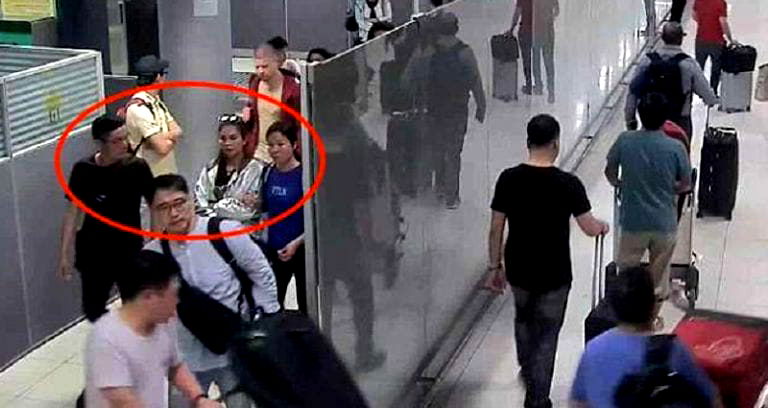 Watch the Shocking Moment a Female Tourist is Kidnapped in Bangkok Airport