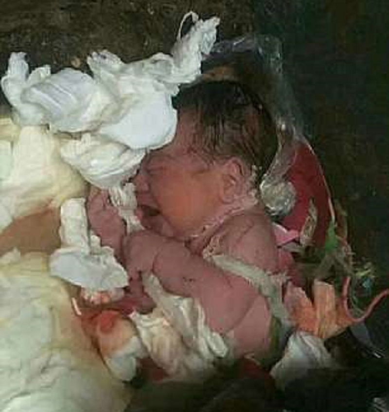 Hero Saves Abandoned Baby Boy Thrown In A Dumpster In China   3 44 