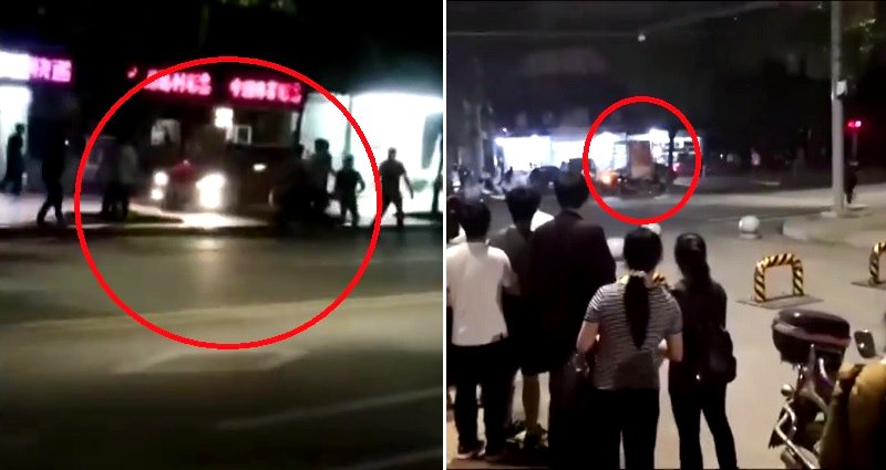 Heroic Cop in China Sacrifices Life to Save Pedestrians from Driver Speeding on Sidewalk