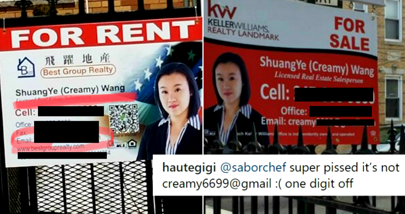 Chinese Realtor Becomes Instant Celebrity Because Her Name is ‘Creamy Wang’