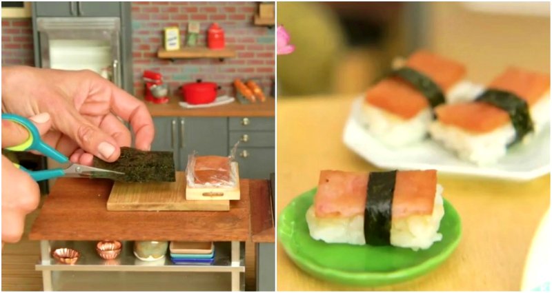 This is How You Make Tiny Spam Musubi