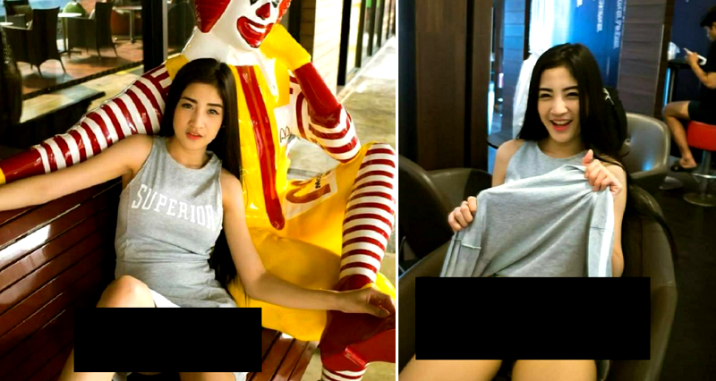 Thai Model Who Posed Nude for Coffee Shop Under Fire for Exposing Herself at McDonald’s