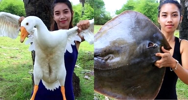 Cambodian ‘Survivalist’ YouTubers Under Fire for Skinning Endangered Animals and Eating Them