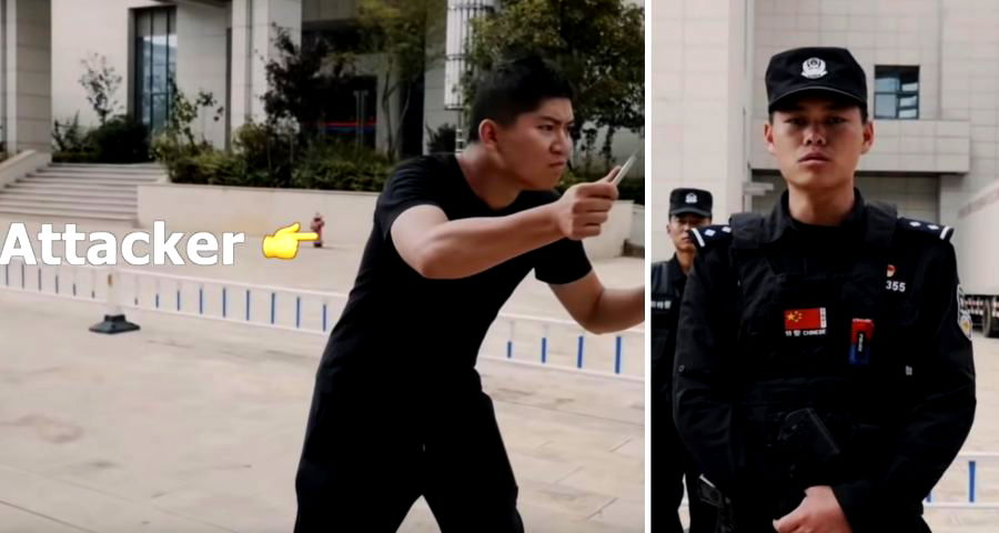 Chinese Police Department’s PSA for Knife Attacks Defense is Hilarious and Accurate AF