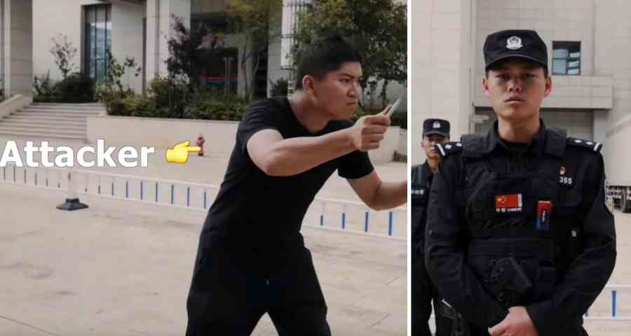 Chinese Police Department’s PSA for Knife Attacks Defense is Hilarious and Accurate AF