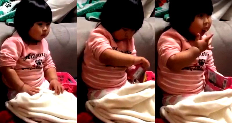 Adorable Girl Has Sneaky Way of Hiding Her Chips