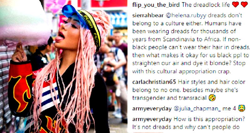 Trans Instagrammer Sparks ‘Cultural Appropriation’ Debate Over Pink Dreadlock Wig