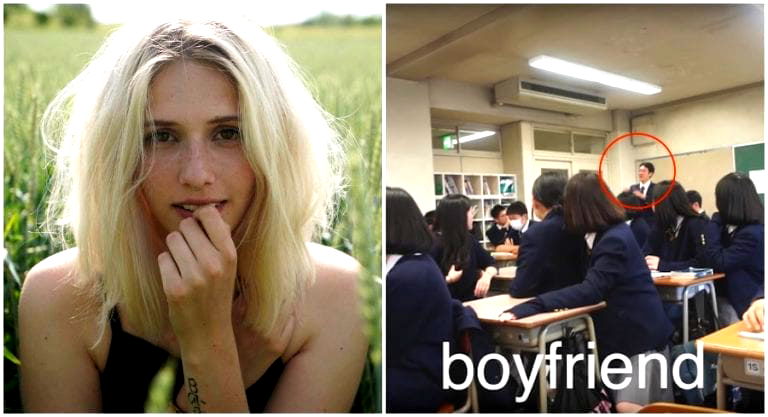 Japanese Boy Tries Flirting With German Student Using Every English Word He Knows