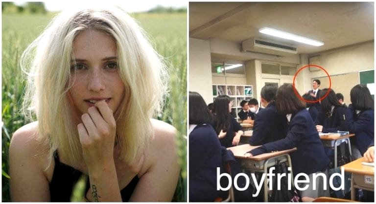 Japanese Boy Tries Flirting With German Student Using Every English Word He Knows