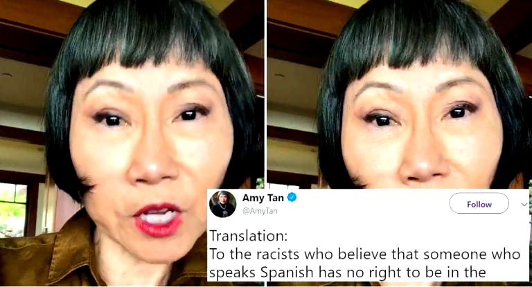 Amy Tan Speaks Spanish to Share a Simple Message to Racists on Twitter