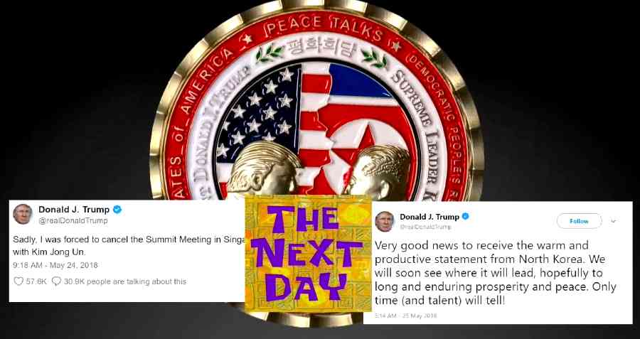 People are Poking Fun at the White House’s ‘Commemorative Coin’ as Peace Talks Go Off and On Again